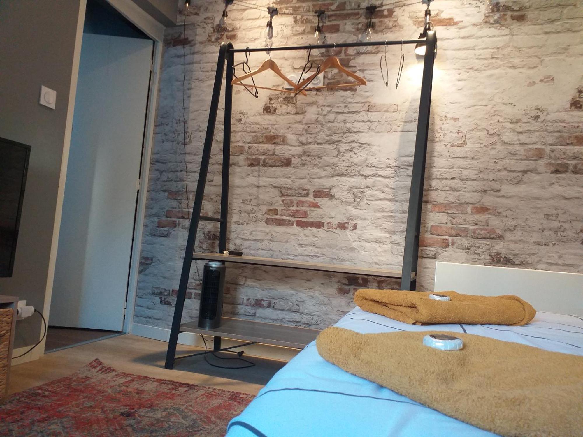 Les Volets Bleus - Refaits à neuf, deux appartements et un studio, Jardin Bourges Chambre photo