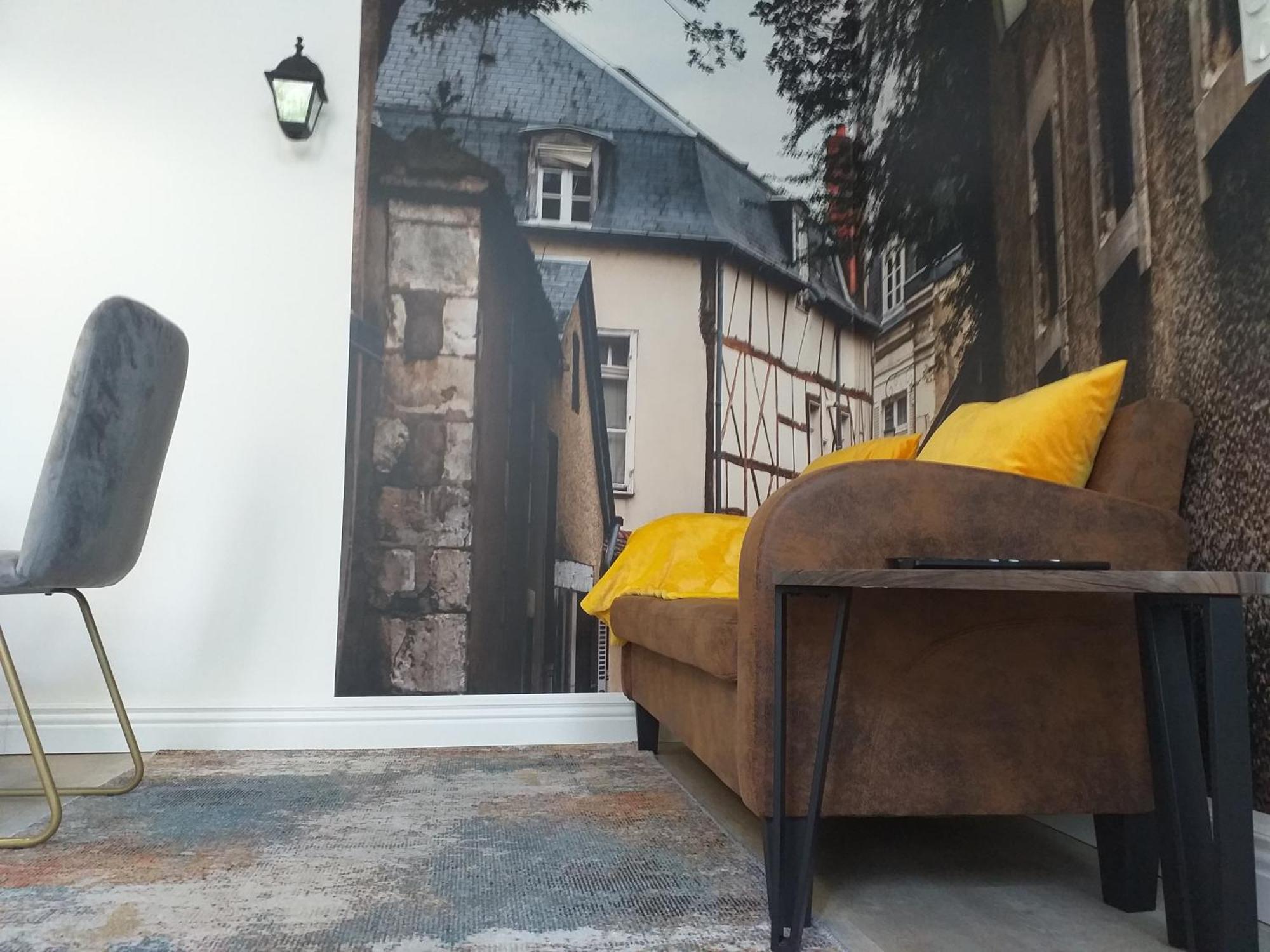 Les Volets Bleus - Refaits à neuf, deux appartements et un studio, Jardin Bourges Chambre photo